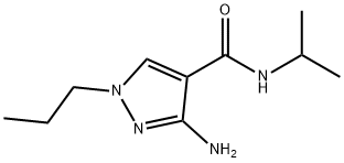 1H-Pyrazole-4-carboxamide, 3-amino-N-(1-methylethyl)-1-propyl-