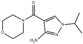 1-isopropyl-4-(morpholin-4-ylcarbonyl)-1H-pyrazol-3-amine