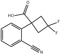Cyclobutanecarboxylic acid, 1-(2-cyanophenyl)-3,3-difluoro-
