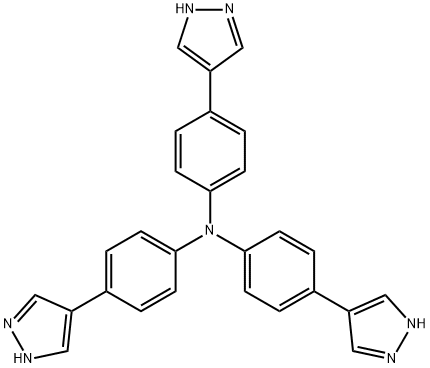 Benzenamine,4-(1H-pyrazol-4-yl)-N,N-bis[4-(1H-pyrazol-4-yl)phenyl]-
