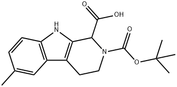 2H-Pyrido[3,4-b]indole-1,2-dicarboxylic acid, 1,3,4,9-tetrahydro-6-methyl-, 2-(1,1-dimethylethyl) ester