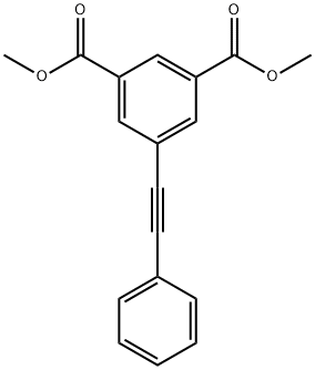 dimethyl 5-(2-phenylethynyl)benzene-1,3-dicarboxylate