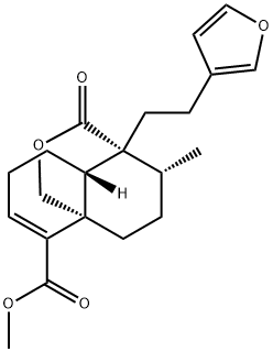 3H-4,8a-Propano-1H-2-benzopyran-8-carboxylic acid, 4-[2-(3-furanyl)ethyl]-4,4a,5,6-tetrahydro-11-methyl-3-oxo-, methyl ester, (4R,4aS,8aS,11R)-