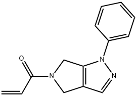 2-Propen-1-one, 1-(4,6-dihydro-1-phenylpyrrolo[3,4-c]pyrazol-5(1H)-yl)-