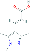 (2E)-3-(1,3,5-Trimethyl-1H-pyrazol-4-yl)-acrylic acid