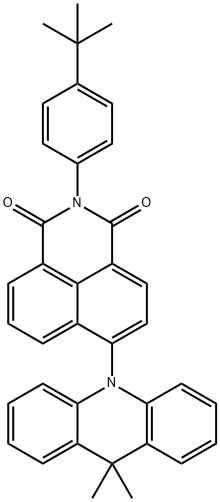 1H-BENZ[DE]ISOQUINOLINE-1,3(2H)-DIONE, 6-(9,9-DIMETHYL-10(9H)-ACRIDINYL)-2-[4-(1,1-DIMETHYLETHYL)PH