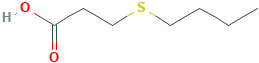 3-(n-Butylsulphanyl)propionic acid