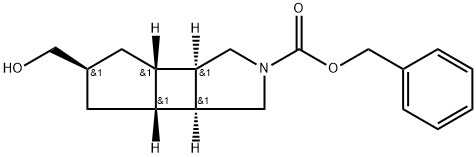 REL-((3AR,3BS,5S,6AR,6BS)-苄基5-(羟甲基)八氢环戊[3,4]环[1,2-C]吡咯-2(3BH)-羧酸盐)