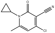 3-Pyridinecarbonitrile, 4-chloro-1-cyclopropyl-1,2-dihydro-6-methyl-2-oxo-