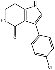 3-(4-氯苯基)-6,7-二氢-1H-吡咯并[3,2-C]吡啶-4(5H)-酮