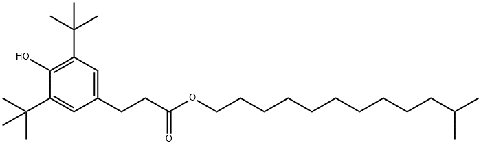 Benzenepropanoic acid, 3,5-bis(1,1-dimethylethyl)-4-hydroxy-, 11-methyldodecyl ester