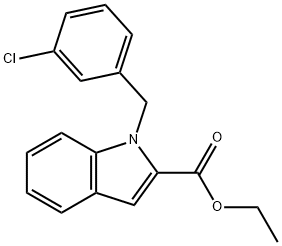 ethyl 1-(3-chlorobenzyl)-1H-indole-2-carboxylate