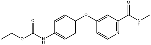 Sorafenib impurity 16/Ethyl (4-((2-(methylcarbamoyl)pyridin-4-yl)oxy)phenyl)carbamate