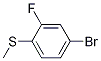 4-溴-2-氟硫代苯甲醚