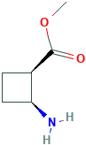 Cyclobutanecarboxylic acid, 2-amino-, methyl ester, (1R,2S)- (9CI)