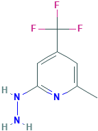 1-[6-甲基-4-(三氟甲基)-2-吡啶肼