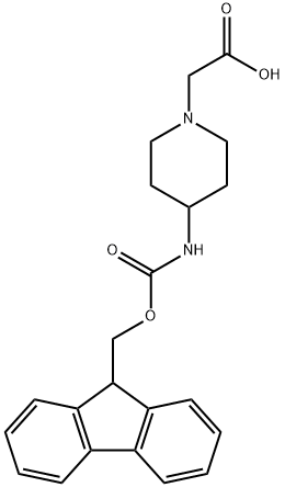 1-Piperidineacetic acid, 4-[[(9H-fluoren-9-ylmethoxy)carbonyl]amino]-