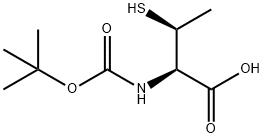 Butanoic acid, 2-[[(1,1-dimethylethoxy)carbonyl]amino]-3-mercapto-, (2R,3S)-