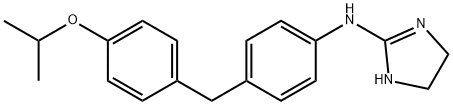 4,5-DIHYDRO-N-[4-[[4-(1-METHYLETHOXY)PHENYL]METHYL]PHENYL]-1H-IMIDAZOL-2-AMINE