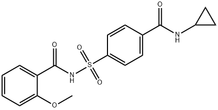 N-[4-(环丙氨基甲酰基))苯磺酰基]-2-甲氧基苯甲酰胺