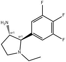 rac-(2R,3S)-1-ethyl-2-(3,4,5-trifluorophenyl)pyrrolidin-3-amine, trans