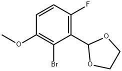 2-溴-3-甲氧基-6-氟苯甲醛缩乙二醇