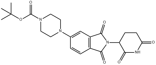 tert-butyl 4-(2-(2,6-dioxopiperidin-3-yl)-1,3-dioxoisoindolin-5-yl)piperazine-1-carboxylate