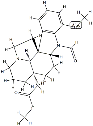 1-Formyl-17-methoxyaspidospermidin-21-oic acid methyl ester