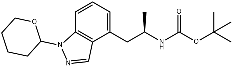 tert-Butyl ((2R)-1-(1-(tetrahydro-2H-pyran-2-yl)-1H-indazol-4-yl)propan-2-yl)carbamate