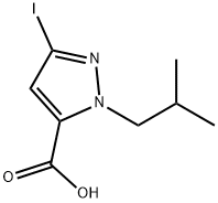 3-iodo-1-isobutyl-1H-pyrazole-5-carboxylic acid