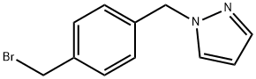 1H-Pyrazole, 1-[[4-(bromomethyl)phenyl]methyl]-