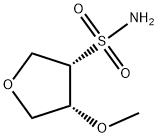 4-methoxyoxolane-3-sulfonamide, cis