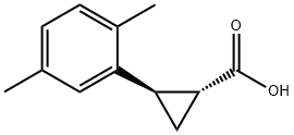 trans-2-(2,5-dimethylphenyl)cyclopropane-1-carboxylic acid