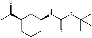 Carbamic acid, N-[(1S,3R)-3-acetylcyclohexyl]-, 1,1-dimethylethyl ester