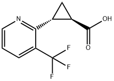 反式-2-(3-(三氟甲基)吡啶-2-基)环丙烷-1-羧酸