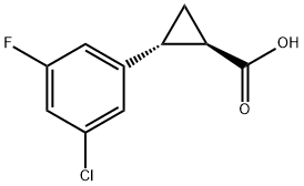 反式-2-(3-氯-5-氟苯基)环丙烷-1-羧酸