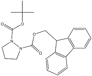 1-((9H-芴-9-基)甲基)2-吡唑烷-1,2-二羧酸叔丁酯