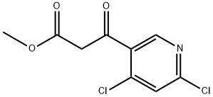 methyl3-(4,6-dichloropyridin-3-yl)-3-oxopropanoate