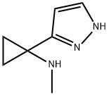 N-methyl-1-(1H-pyrazol-3-yl)cyclopropan-1-amine