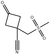 1-(methanesulfonylmethyl)-3-oxocyclobutane-1-c arbonitrile