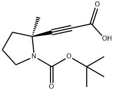 3-[(2S)-1-[(TERT-BUTOXY)CARBONYL]-2-METHYLPYRROLIDIN-2-YL]PROP-2-YNOIC ACID