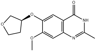 4(3H)-Quinazolinone, 7-methoxy-2-methyl-6-[[(3S)-tetrahydro-3-furanyl]oxy]-