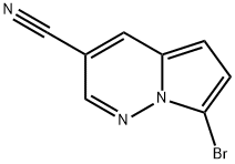 Pyrrolo[1,2-b]pyridazine-3-carbonitrile, 7-bromo-