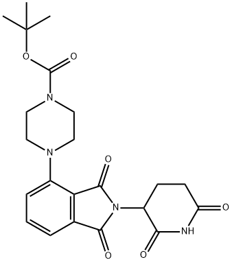 4-[2-(2,6-dioxo-3-piperidinyl)-2,3-dihydro-1,3-dioxo-1H-isoindol-4-yl]-, 1,1-dimethylethyl ester-1-Piperazinecarboxylic acid,