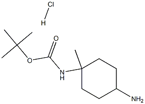 tert-butyl ((1s,4s)-4-amino-1-methylcyclohexyl)carbamate hydrochloride