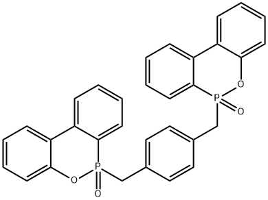6H-Dibenz[c,e][1,2]oxaphosphorin, 6,6'-[1,4-phenylenebis(methylene)]bis-, 6,6'-dioxide