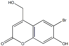 6-bromo-7-hydroxy-4-(hydroxymethyl)-2H-chromen-2-one