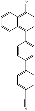 4′-(4-Bromo-1-naphthalenyl)[1,1′-biphenyl]-4-carbonitrile