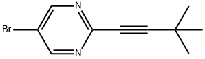 Pyrimidine, 5-bromo-2-(3,3-dimethyl-1-butyn-1-yl)-