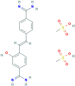 Hydroxystilbamidine Bis(methanesulfonate)